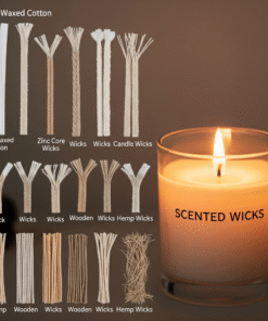 Sarochem 3 inches Pre waxed Candle Wick