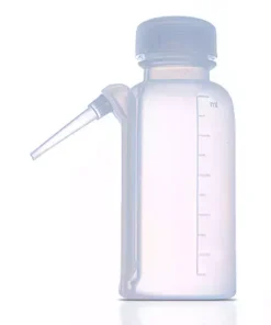 Wash Bottle – Unbreakable LDPE | Built-in Delivery Tube | Fine Nozzle | Chemical-Resistant | Graduated Indicators