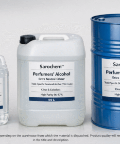 Premium Denatured Perfumers’ Alcohol (Alcohol Denat.) - Grain Derived | Extra Neutral Odour | Clear & Colorless | High Proof  96-97%