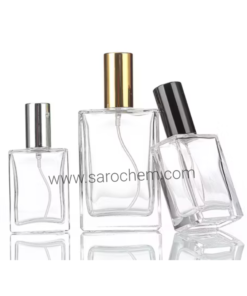 Victor Perfume Bottle - 50 ml | Ultra projection Fine Mist Spray Pump | Sealing Type - Screw Caps (Threaded) | Complete Set - Sarochem™