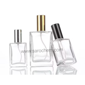 Victor Perfume Bottle - 50 ml | Ultra projection Fine Mist Spray Pump | Sealing Type - Screw Caps (Threaded) | Complete Set - Sarochem™