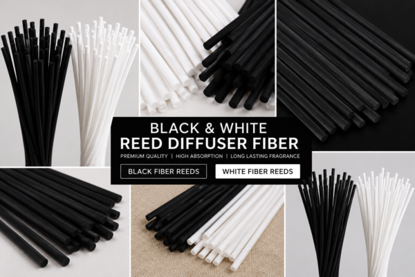 Fiber Reed Sticks for Reed Diffuser - | Specially Engineered Micro-Porous Fiber with Advanced Capillary Diffusion Technology |  Dimensions : 8"x 3mm